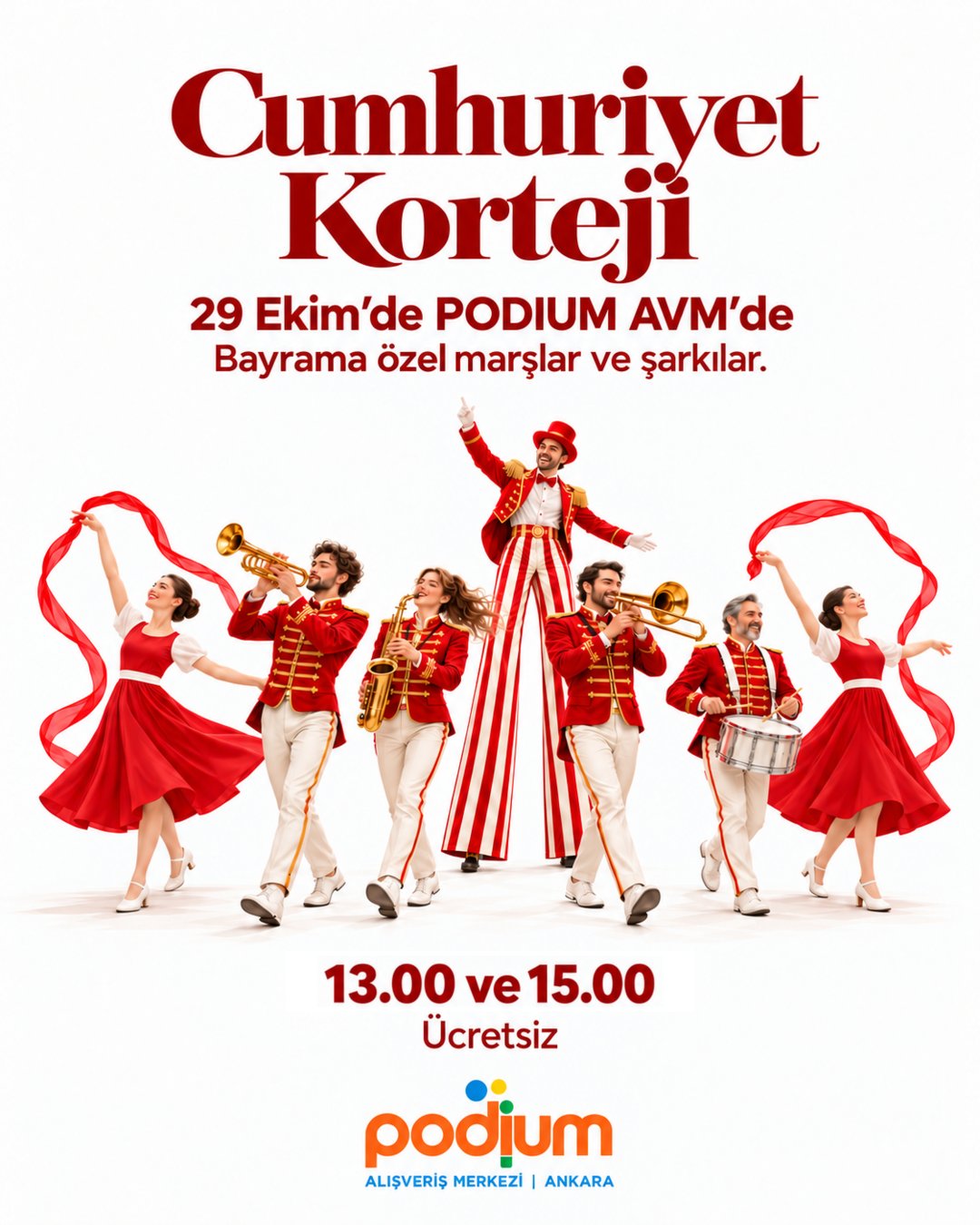 Cumhuriyet Korteji - Ankara Podium AVM