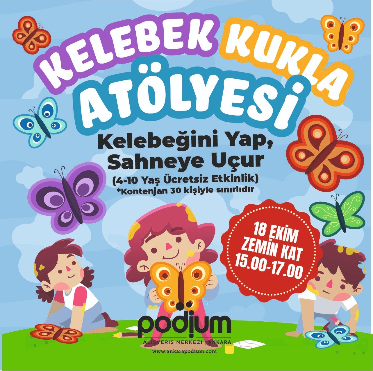 Kelebek Kukla Yapım Atölyesi - Ankara Podium AVM